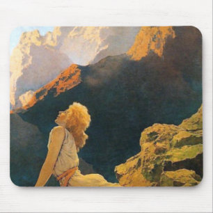 Tapis De Souris Oies sauvages Par Maxfield Parrish