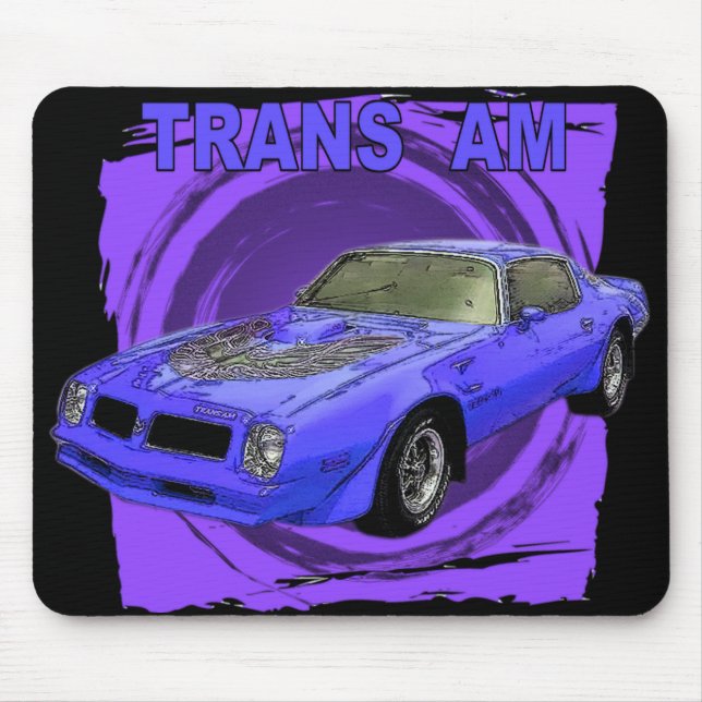 Tapis De Souris Oiseau bleu du feu d'oiseau (Devant)