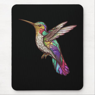Tapis De Souris Oiseau de mer Portrait animal Verre tendu Art