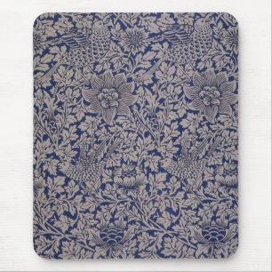 Tapis De Souris Oiseau et anémone par William Morris Motif Vintage