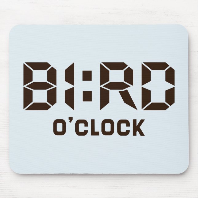 Tapis De Souris OISEAU O'Clock (Devant)