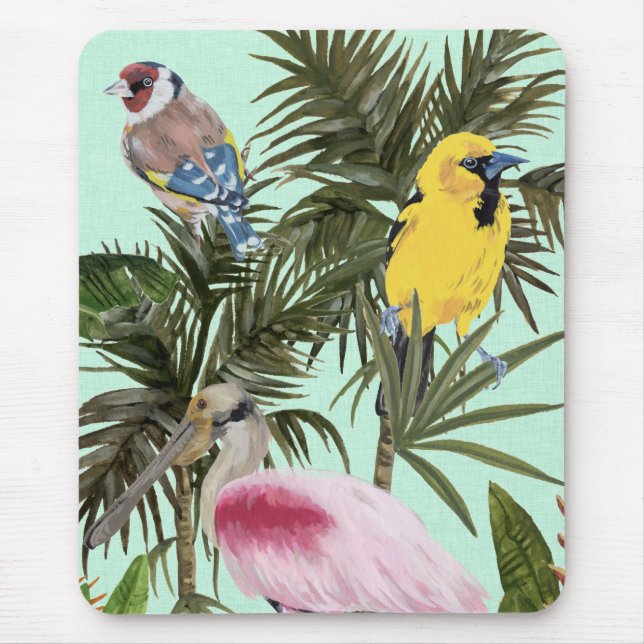 Tapis De Souris Oiseaux au paradis (Devant)