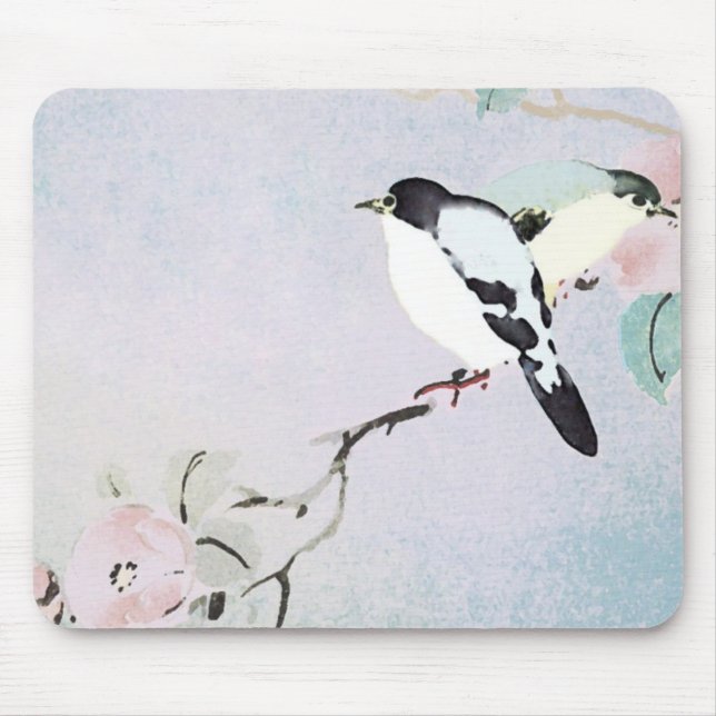 Tapis De Souris Oiseaux de détente ~ Mousepad (Devant)
