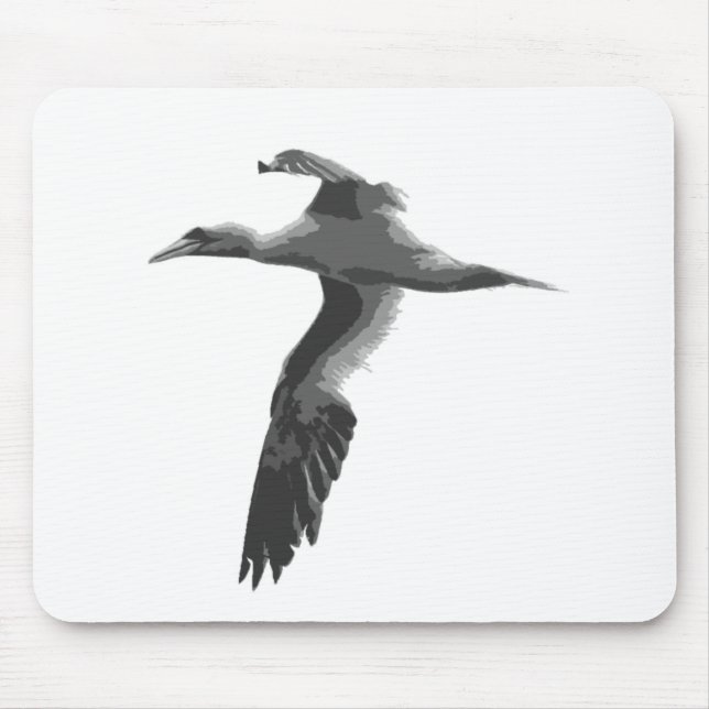 Tapis De Souris Oiseaux marins Abstraits (Devant)
