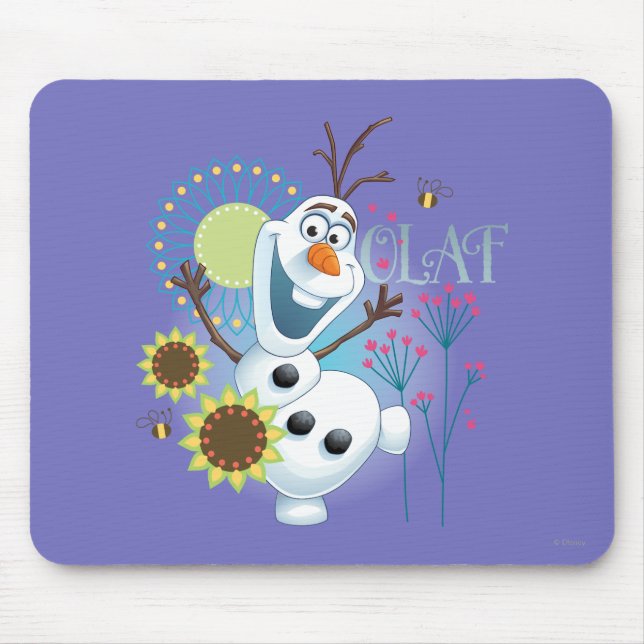 Tapis De Souris Olaf | C'est un jour parfait (Devant)