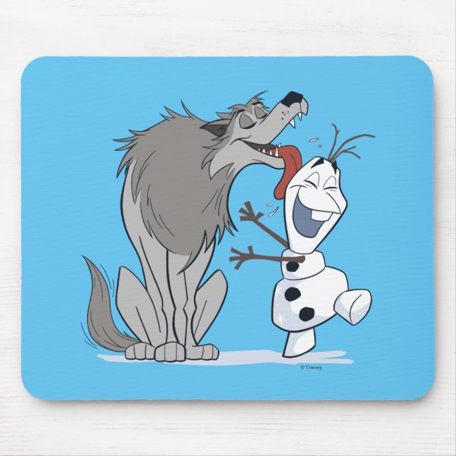 Tapis De Souris Olaf Licencié Par Loup (Devant)