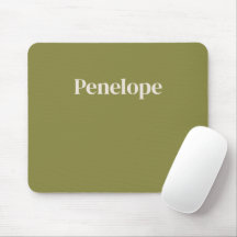 Olive Minimaliste Personnalisé