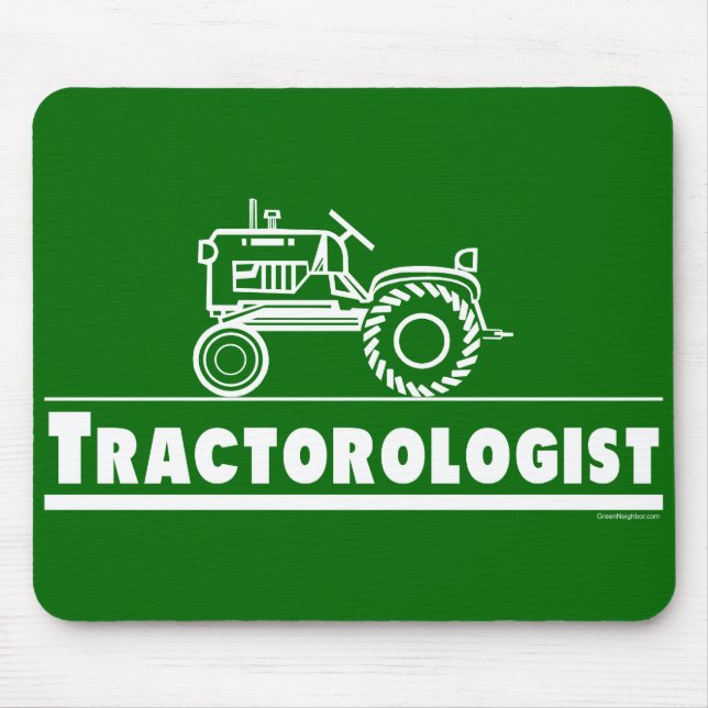 Tapis De Souris Ologiste de Tracteur vert (Devant)