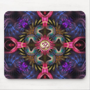 Tapis De Souris Om Angels Fractal New Age Art