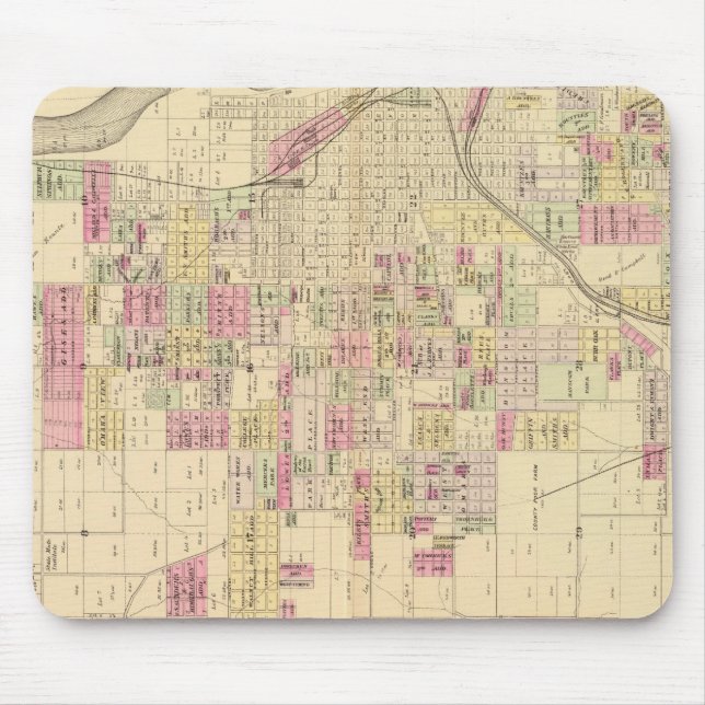 Tapis De Souris Omaha City, Nebraska (Devant)