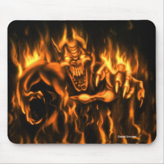 Tapis De Souris On Fire :Mauspad
