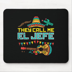 Tapis De Souris On M'Appelle El Jefe Guitare Cinco De Mayo Musique