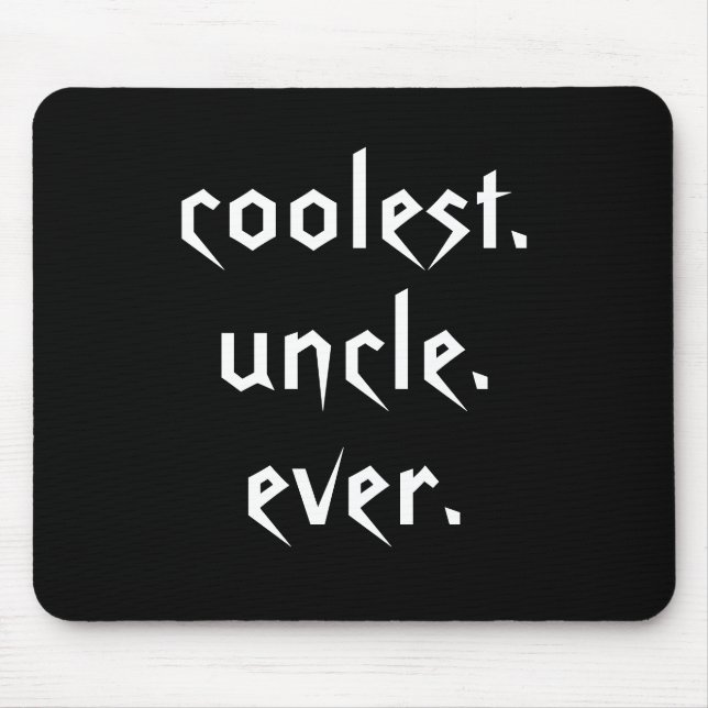 Tapis De Souris Oncle le plus froid jamais Mousepad (Devant)