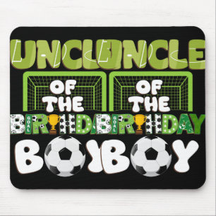 Tapis De Souris Oncle Of The Birthday Boy Soccer Famille de footba