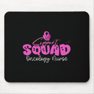 Tapis De Souris Oncologie Infirmière Soutien Équipe Équipe Cancer 