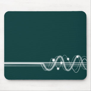 Tapis De Souris Onde sonore - Vert foncé
