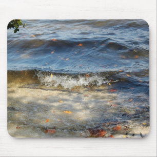 Tapis De Souris Ondes océaniques et Mousepad feuille