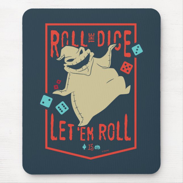 Tapis De Souris Oogie Boogie | Lancer Le Dice (Devant)
