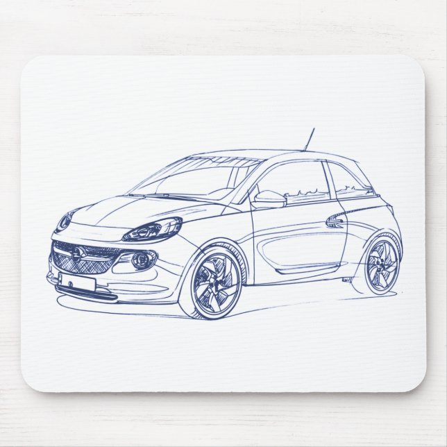 Tapis De Souris Opel Adam 2013 (Devant)
