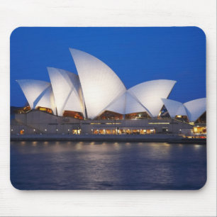 Tapis De Souris Opéra de Sydney la nuit, Sydney, Nouvelle-Galles d