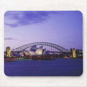 Tapis De Souris Opéra et port de Sydney, New South 2