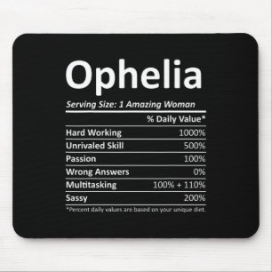 Tapis De Souris Ophelia Nutrition Personalized Funny Christma