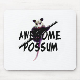 Tapis De Souris Opossum impressionnant d'opossum