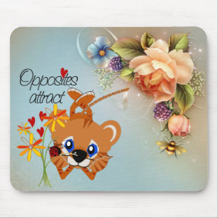 Tapis De Souris Opposants Attirer Mousepad