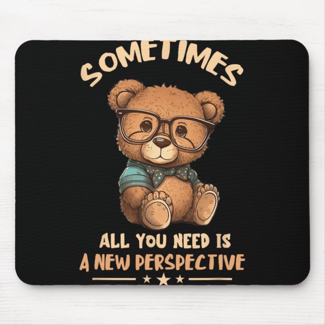 Tapis De Souris Optician Bear New Perspective Eye Doctor Ophthalmo (Devant)