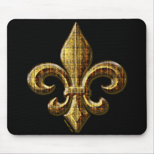 Tapis De Souris Or Fleur Mousepad