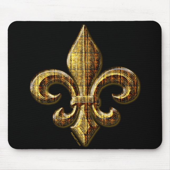 Tapis De Souris Or Fleur Mousepad (Devant)