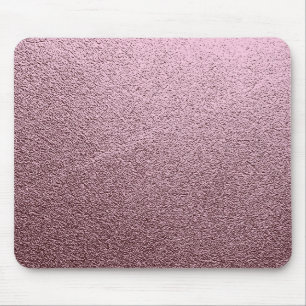 Tapis De Souris Or rose métallique