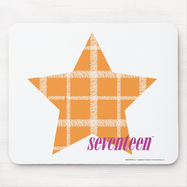 Tapis De Souris Orange 2 de plaid (Devant)