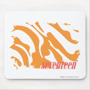 Tapis De Souris Orange 4 de zèbre
