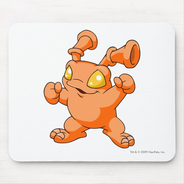 Tapis De Souris Orange de Grundo (Devant)