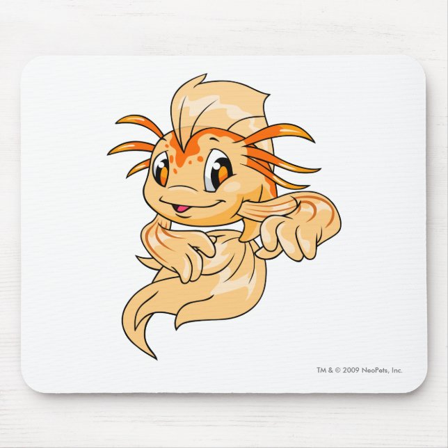 Tapis De Souris Orange de Koi (Devant)