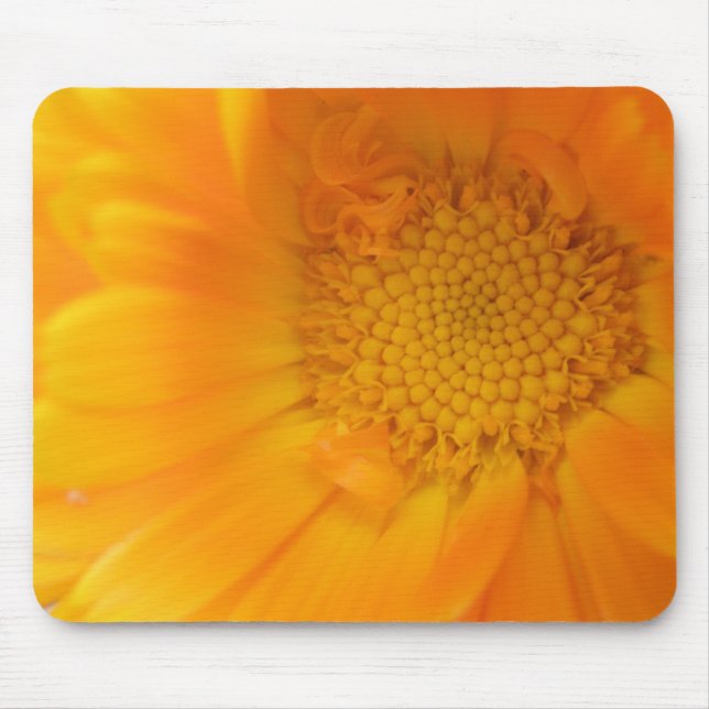 Tapis De Souris Orange Marigold Macro Mousepad (Devant)