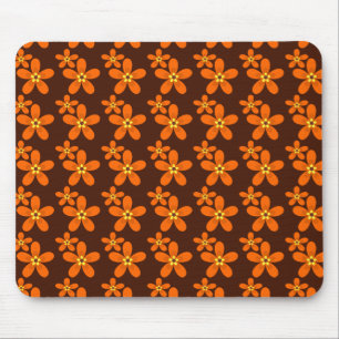 Tapis De Souris Orange rétro des années 70