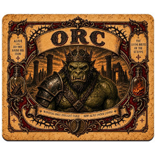 Tapis De Souris Orc, Monstre de Cirque Vintage