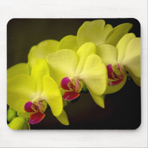 Tapis De Souris Orchidée jaune - Mousepad