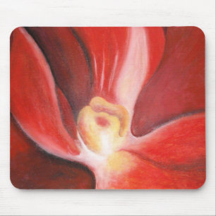 Tapis De Souris Orchidée rouge