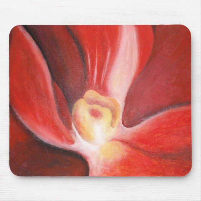 Tapis De Souris Orchidée rouge (Devant)