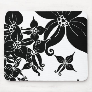 Tapis De Souris Orchidées noires