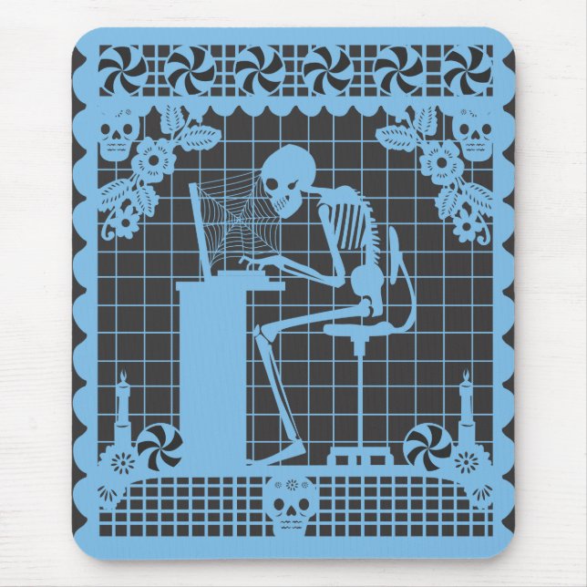 Tapis De Souris Ornement Mousepad de DDLM Computadora Papel Picado (Devant)