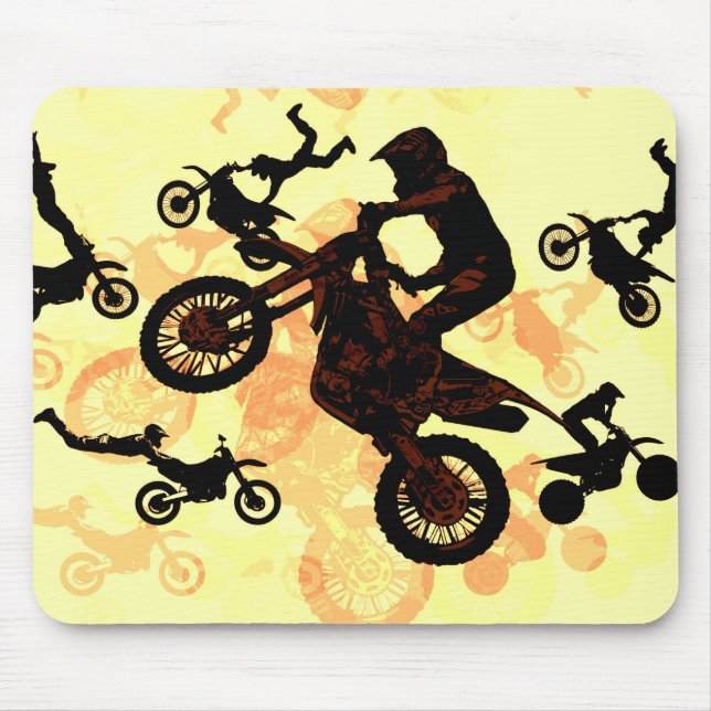 Tapis De Souris Oser voler - Motocross Stunts (Devant)