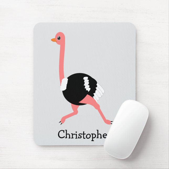 Tapis De Souris Ostrich Design (Avec souris)