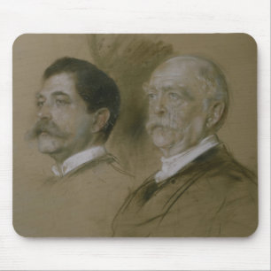 Tapis De Souris Otto von Bismarck et son fils Herbert