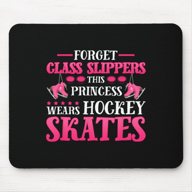 Tapis De Souris Oubliez Les Chaussures En Verre Cette-Princesse Po (Devant)