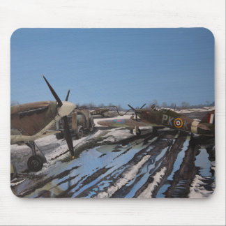Tapis De Souris Ouragan Hawker dans la neige