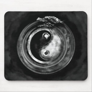 Tapis De Souris Ouroboros Yin - Yang